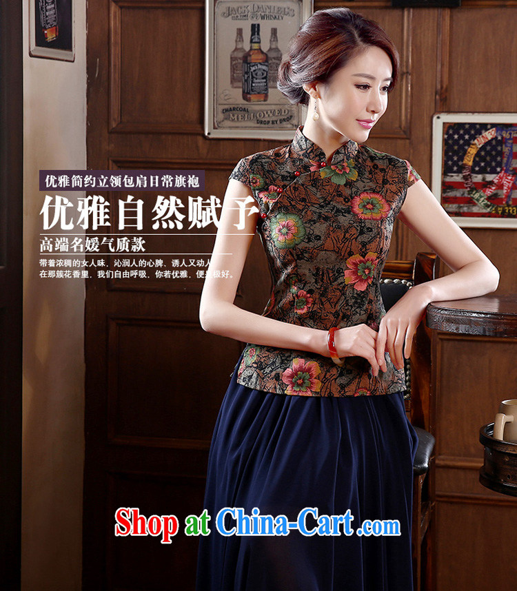 The pro-am 2015 as soon as possible new summer T-shirt retro style improved short, open the truck daily cotton the Korea cheongsam shirt XL pictures, price, brand platters! Elections are good character, the national distribution, so why buy now enjoy more preferential! Health