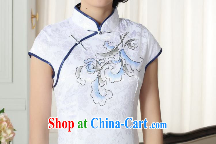 spend the summer new elegance Chinese qipao Chinese graphics thin ramp ends, for hand-painted Xiangyun/Phillips short cheongsam D 0092 2 XL pictures, price, brand platters! Elections are good character, the national distribution, so why buy now enjoy more preferential! Health