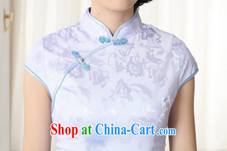 spend the summer with new female elegance jacquard cotton Chinese qipao Chinese graphics thin, for a tight short cheongsam D 0260 2 XL pictures, price, brand platters! Elections are good character, the national distribution, so why buy now enjoy more preferential! Health