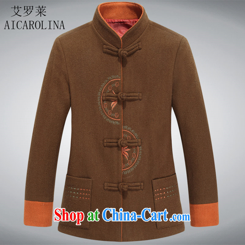 The Adelaide Tang jackets spring, older mothers with Chinese Embroidery is a T-shirt khaki-colored XXXL, AIDS, Tony Blair (AICAROLINA), shopping on the Internet