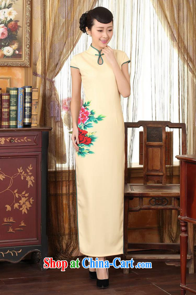 According to the situation in New Chinese qipao the color day Hong Kong cheongsam dress beauty graphics thin elegance long robes as figure 2 XL pictures, price, brand platters! Elections are good character, the national distribution, so why buy now enjoy more preferential! Health