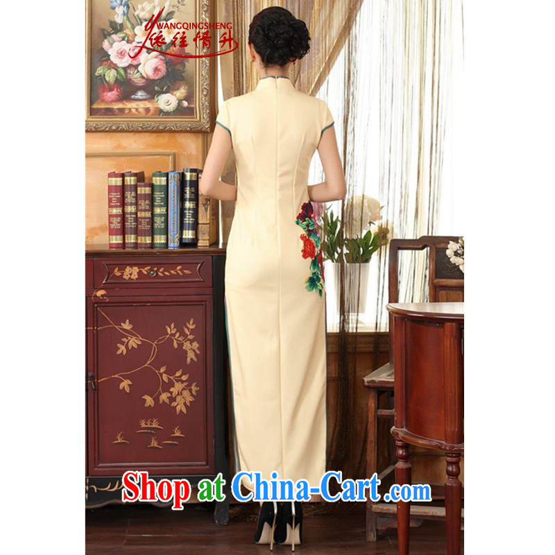 According to the situation in New Chinese qipao the color day Hong Kong cheongsam dress beauty graphics thin elegance long robes as figure 2 XL, according to the situation, and, shopping on the Internet