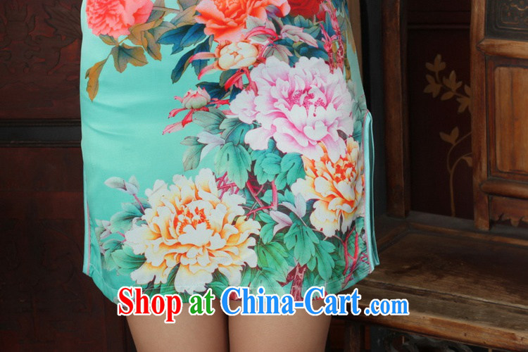 According to the situation in new summer elegance Chinese qipao antique Chinese short-sleeved cultivating short cheongsam dress in figure 2 XL pictures, price, brand platters! Elections are good character, the national distribution, so why buy now enjoy more preferential! Health