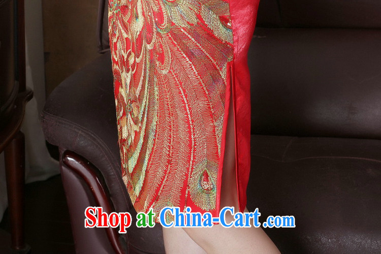 The Jessup, new noble Phoenix embroidery, for manually tie cheongsam dress bridal dresses Y red XXL pictures, price, brand platters! Elections are good character, the national distribution, so why buy now enjoy more preferential! Health