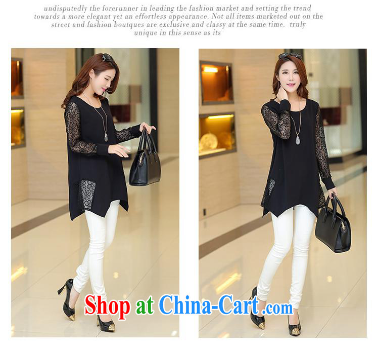 9, the dress code women mm thick 2015 spring and summer new, larger dresses black XXXXXL pictures, price, brand platters! Elections are good character, the national distribution, so why buy now enjoy more preferential! Health