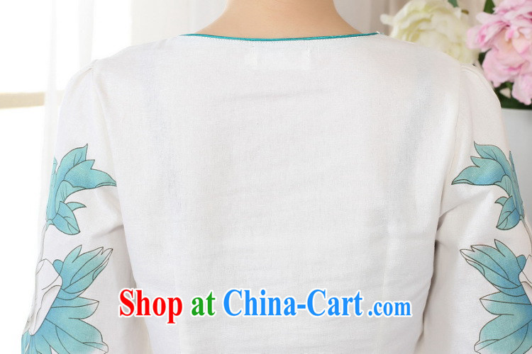 Shanghai, optimize purchase female Tang Women's clothes summer clothes acted for a tight hand-painted cotton the Chinese Han-female improved white 2XL pictures, price, brand platters! Elections are good character, the national distribution, so why buy now enjoy more preferential! Health