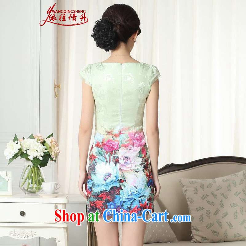 According to summer in new, improved Chinese qipao elegance beauty, short cheongsam dress such as figure 2 XL, in accordance with the situation, and, on-line shopping
