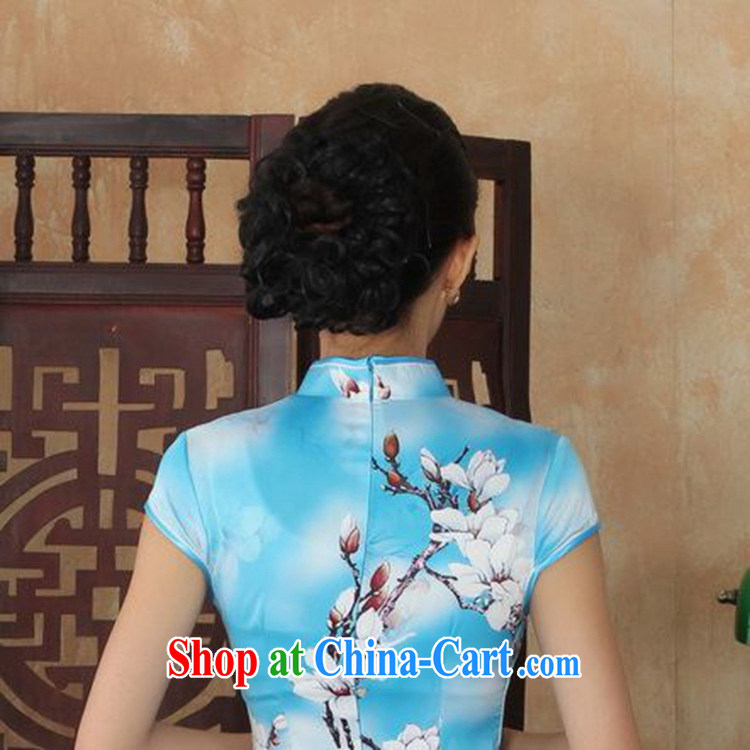 In accordance with the situation in summer new elegance antique Chinese qipao, for a tight beauty short cheongsam dress as figure 2 XL pictures, price, brand platters! Elections are good character, the national distribution, so why buy now enjoy more preferential! Health
