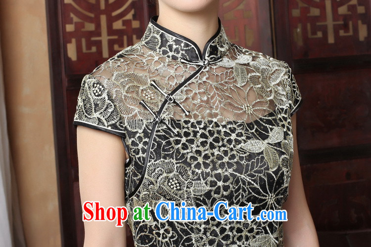 Take the sexy lace cheongsam summer retro female Chinese improved fashion, for embroidery cheongsam dress in figure 3XL pictures, price, brand platters! Elections are good character, the national distribution, so why buy now enjoy more preferential! Health