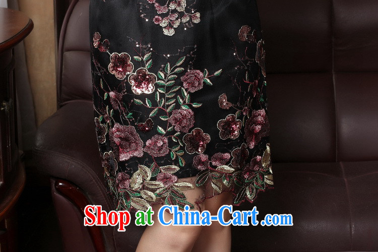 Dan smoke-free summer wear new dresses, Tang Women's clothes Silk Cheongsam dress pleated skirts dress Chinese improved national wind lace dresses such as the color 2 XL pictures, price, brand platters! Elections are good character, the national distribution, so why buy now enjoy more preferential! Health