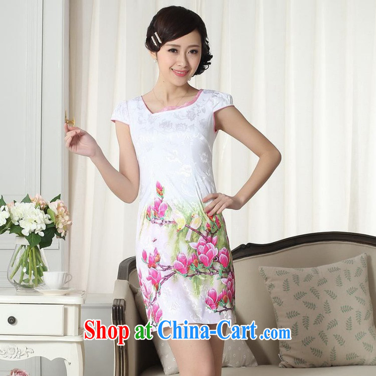 In accordance with the situation in summer new elegance Chinese improved Chinese qipao, for a short-cut, cultivating cheongsam dress as figure 2 XL pictures, price, brand platters! Elections are good character, the national distribution, so why buy now enjoy more preferential! Health