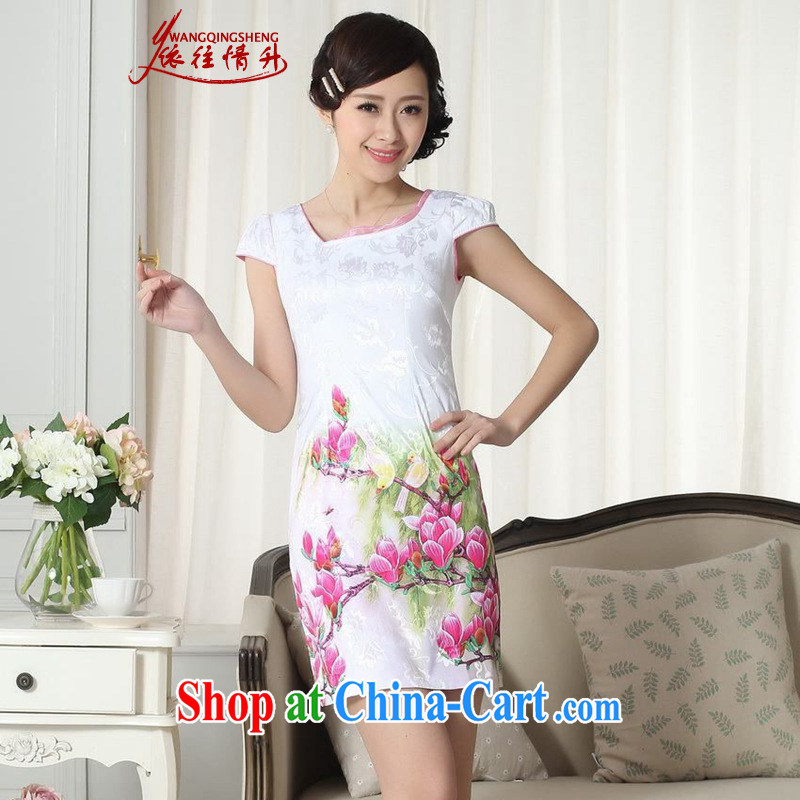 In accordance with the conditions and l summer new elegance Chinese improved Chinese qipao, for a tight short dresses beauty as shown in Figure 2 XL