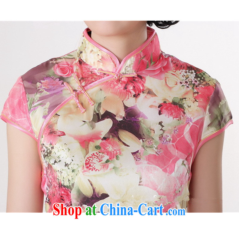 In accordance with the conditions in summer and stylish new Chinese improved Chinese qipao, for a tight short, cultivating Chinese cheongsam dress as figure 2 XL, in accordance with the situation, and, shopping on the Internet