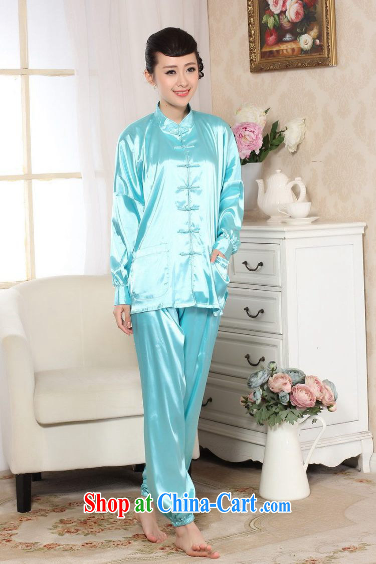 Dan smoke 2015 new female Chinese Tai Chi Gong serving serving martial arts kung fu damask shirt Package movement yoga clothing such as the color 2 XL pictures, price, brand platters! Elections are good character, the national distribution, so why buy now enjoy more preferential! Health