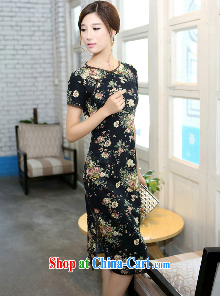 The Jessup, spring and summer girls retro elegant cotton the field characteristics for manual for cultivating short-sleeved, long-neck cheongsam floral Peony memory S pictures, price, brand platters! Elections are good character, the national distribution, so why buy now enjoy more preferential! Health