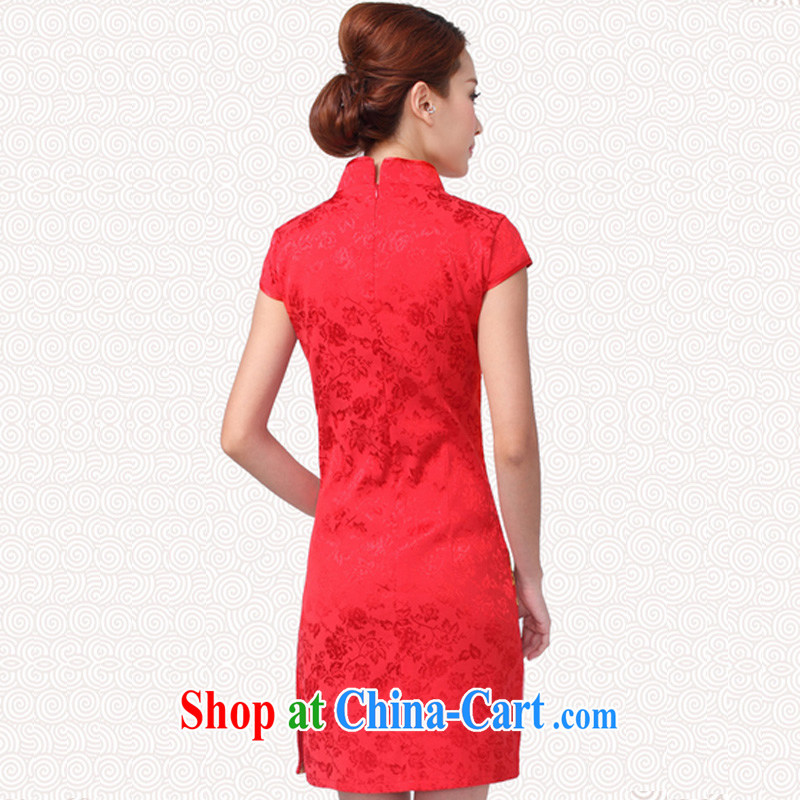 new, improved antique wedding dress Peacock embroidery short-sleeved dresses female sung lim bird 2015 the payment package mail Kim Peacock XL, Sung Lim, birds, and shopping on the Internet