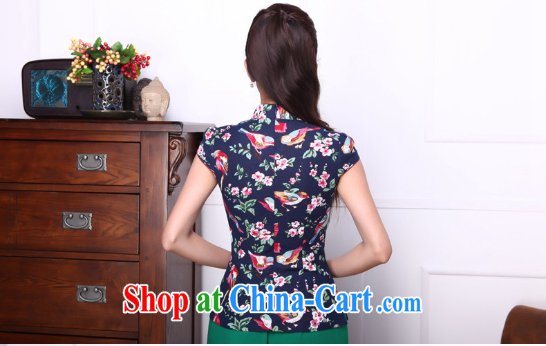 Bong-amphibious Ori-winter summer 2015 new units the commission cheongsam shirt, collar retro short-sleeved Chinese T pension Q 1541 fancy XXL pictures, price, brand platters! Elections are good character, the national distribution, so why buy now enjoy more preferential! Health