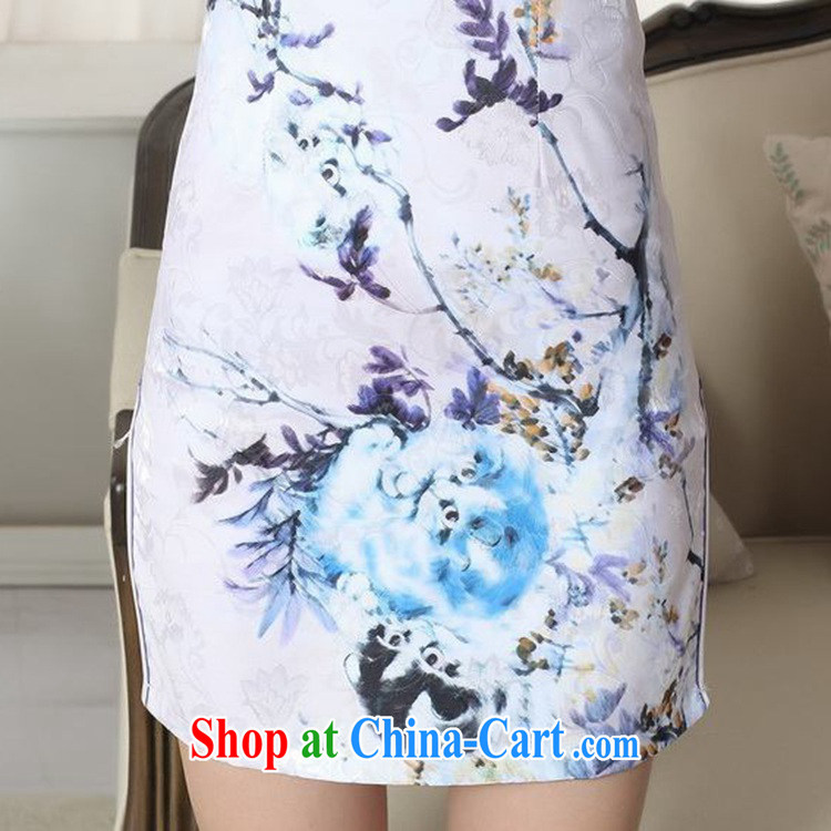 Carl Bildt, summer new elegance Chinese improved Chinese qipao, for a tight short, cultivating cheongsam dress LGD/D #0281 figure 2 XL pictures, price, brand platters! Elections are good character, the national distribution, so why buy now enjoy more preferential! Health