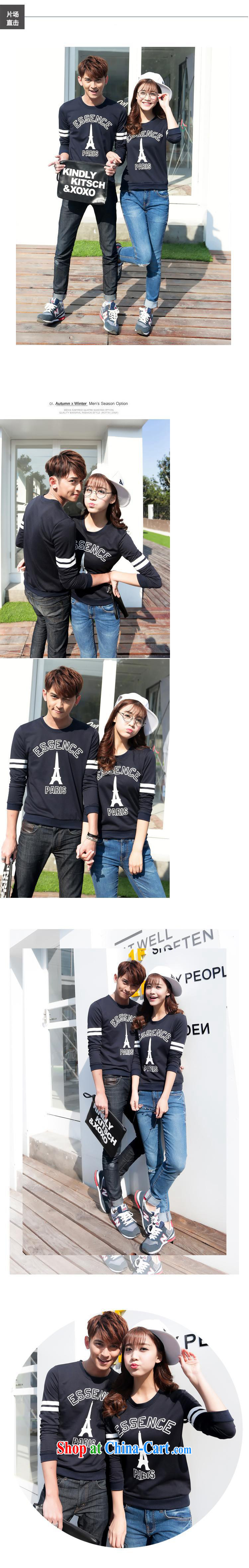 Ya-ting store spring 2015 new couples with long-sleeved T-shirt Han version with streaks students men and women serving in royal blue XXL pictures, price, brand platters! Elections are good character, the national distribution, so why buy now enjoy more preferential! Health
