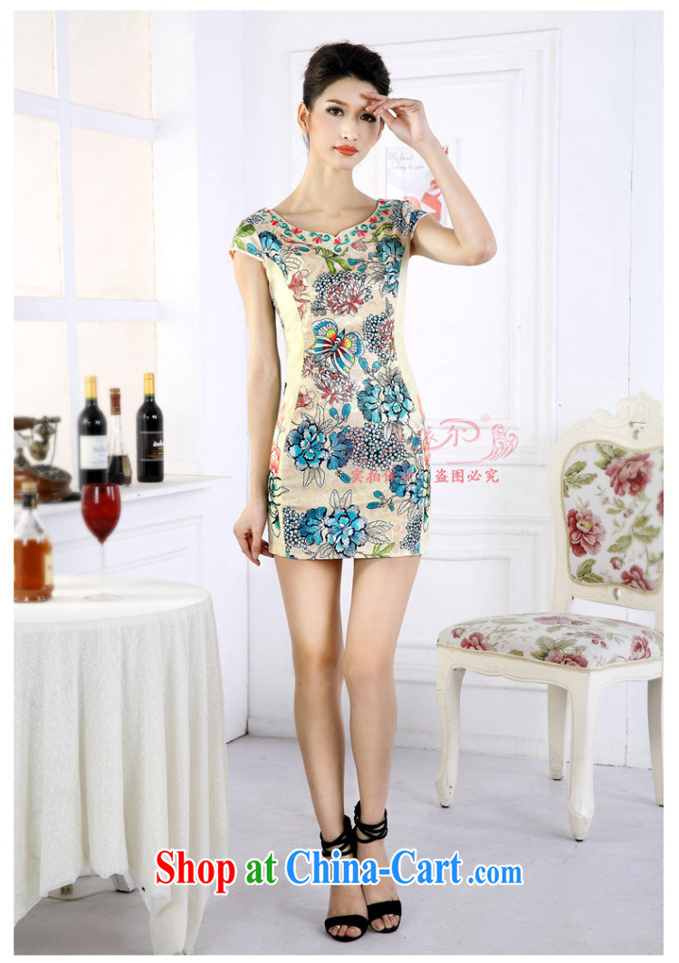 And in spring 2015 the new short cheongsam dress girls retro stamp improved embroidery flower girl dresses LYE 66,610 green XXL pictures, price, brand platters! Elections are good character, the national distribution, so why buy now enjoy more preferential! Health
