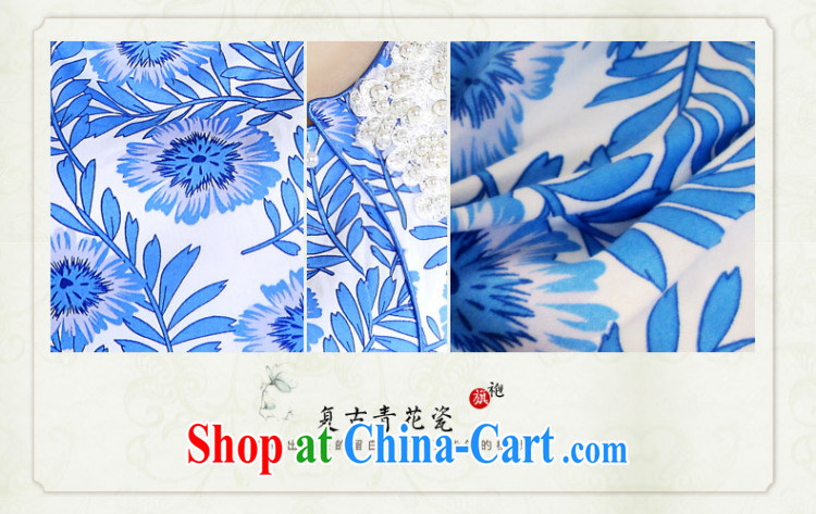 And, in accordance with new blue and white porcelain classic cheongsam dress spring 2015 women dresses new short-sleeved lady LYE 66,617 blue and white porcelain XXL pictures, price, brand platters! Elections are good character, the national distribution, so why buy now enjoy more preferential! Health