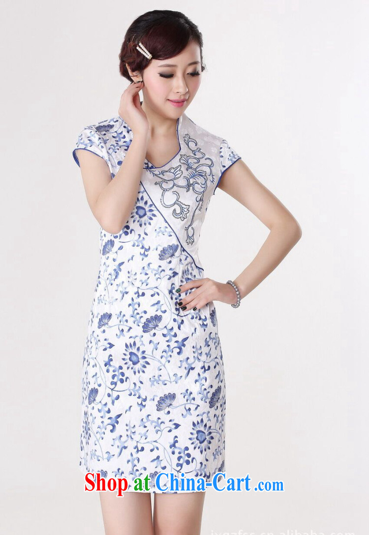 Dan smoke summer dresses with new, Tang Women's clothes Chinese improved retro cotton, dresses for Tang with short dresses, such as the color 2 XL pictures, price, brand platters! Elections are good character, the national distribution, so why buy now enjoy more preferential! Health