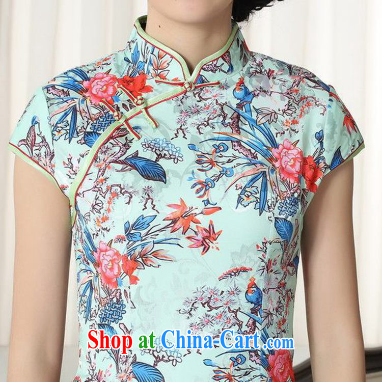 Carl Bildt, summer new elegance Chinese improved Chinese qipao, for a tight cultivating short-sleeved cheongsam dress LGD/D #0282 figure 2 XL pictures, price, brand platters! Elections are good character, the national distribution, so why buy now enjoy more preferential! Health