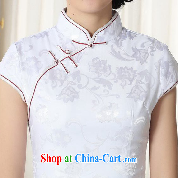 Bill, new Chinese qipao gown lady stylish jacquard cotton cultivation short sleeve cheongsam dress LGD/D #0287 figure 2 XL pictures, price, brand platters! Elections are good character, the national distribution, so why buy now enjoy more preferential! Health