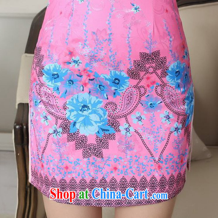 Carl Bildt, summer new Chinese qipao gown lady stylish jacquard cotton short-sleeved cultivating the's cheongsam dress LGD/D #0290 figure 2 XL pictures, price, brand platters! Elections are good character, the national distribution, so why buy now enjoy more preferential! Health