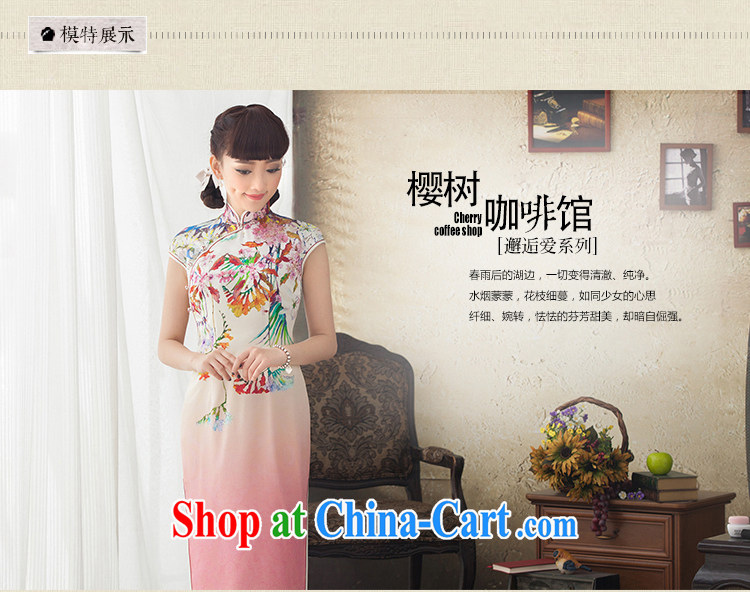 once and for all the proverbial hero windows original 2015 spring and summer new, long, Silk Cheongsam stamp duty as improved stylish dresses red April 26 future library L pictures, price, brand platters! Elections are good character, the national distribution, so why buy now enjoy more preferential! Health