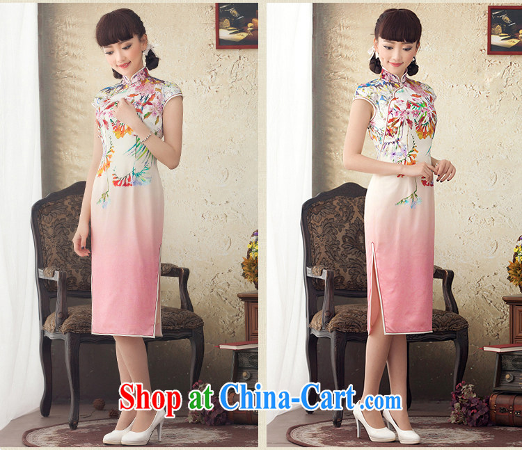 once and for all the proverbial hero windows original 2015 spring and summer new, long, Silk Cheongsam stamp duty as improved stylish dresses red April 26 future library L pictures, price, brand platters! Elections are good character, the national distribution, so why buy now enjoy more preferential! Health