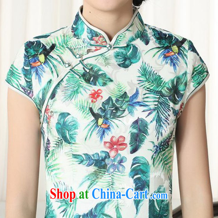 Bill's new lady fashion jacquard cotton cultivation short cheongsam dress Chinese cheongsam dress LGD/D #0271 figure 2 XL pictures, price, brand platters! Elections are good character, the national distribution, so why buy now enjoy more preferential! Health