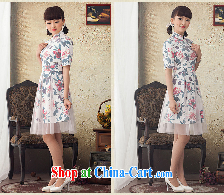 once and for all, fatally jealous Xin 2015 new spring and summer long, stamp duty cotton dress Ethnic Wind retro female white 2 XL pictures, price, brand platters! Elections are good character, the national distribution, so why buy now enjoy more preferential! Health