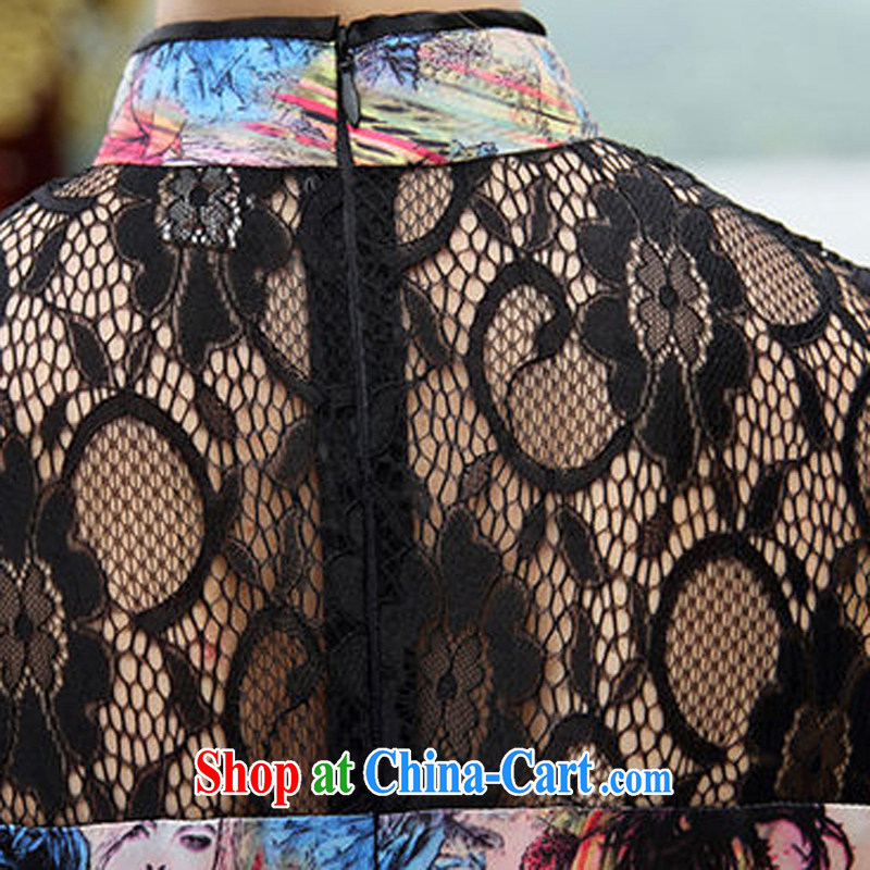 Appeals to appeal to 2015 spring and summer new women's clothing dresses retro beauty improved modern day Ms. cheongsam dress dresses Beauty Figure M, appeal to appeal, and shopping on the Internet