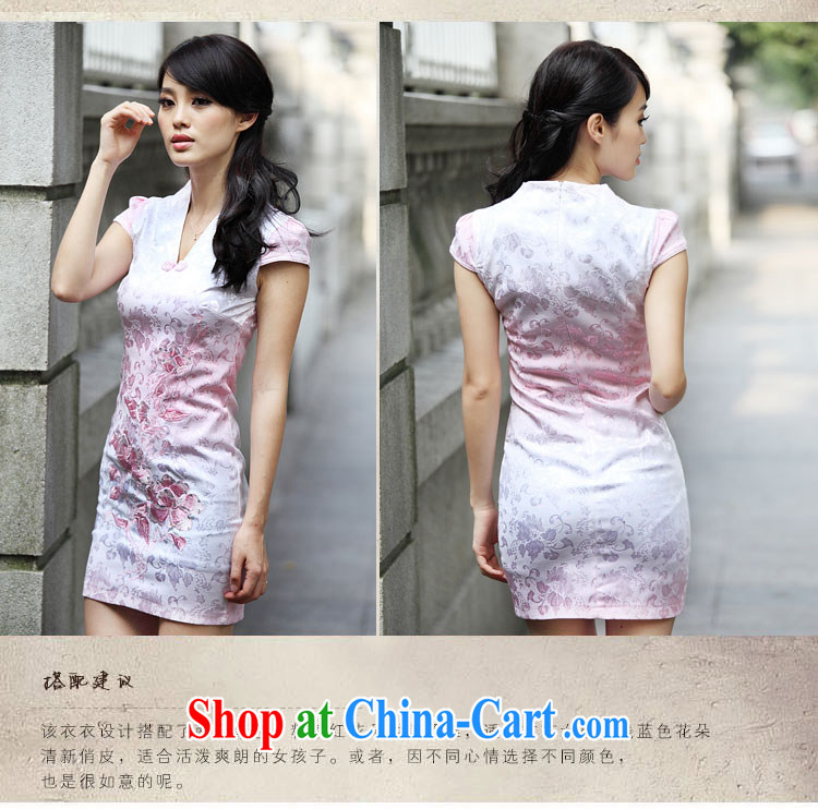 Yue love Ya 2015 new summer day retro dresses skirts DRA 69,113 blue XL pictures, price, brand platters! Elections are good character, the national distribution, so why buy now enjoy more preferential! Health