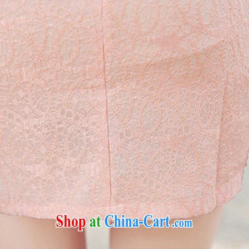 To appeal to 2015 new retro cheongsam dress style beauty Chinese improved daily cheongsam dress pink XXL, appeal to appeal, and shopping on the Internet