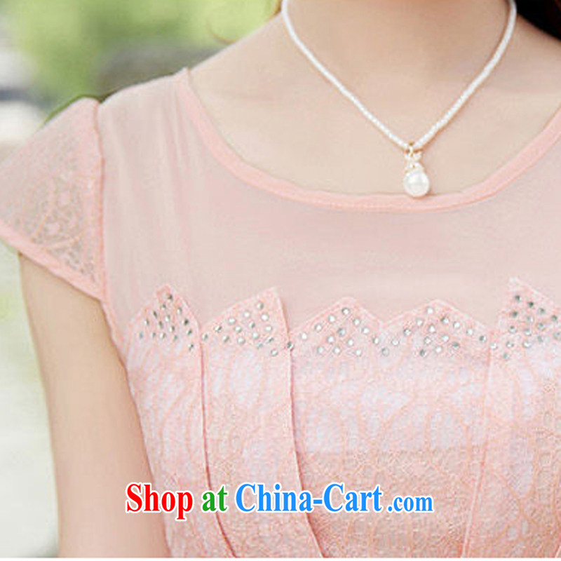 To appeal to 2015 new retro cheongsam dress style beauty Chinese improved daily cheongsam dress pink XXL, appeal to appeal, and shopping on the Internet