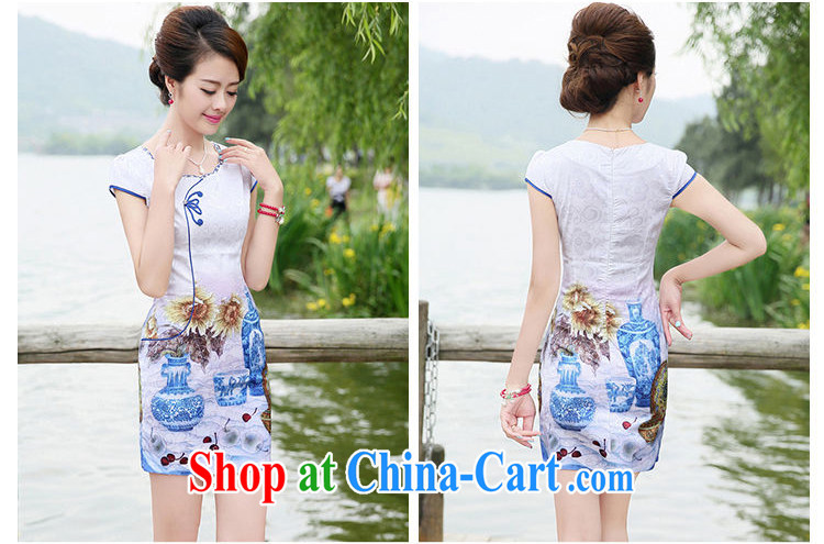 Appeals to appeal to 2015 new dresses girls summer Ethnic Wind and stylish beauty improved cheongsam dress dress flower vase XXL pictures, price, brand platters! Elections are good character, the national distribution, so why buy now enjoy more preferential! Health