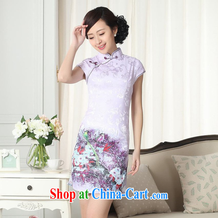 Carl Bildt, new Chinese qipao dress and stylish, for a tight budget to spend cultivating short cheongsam dress LGD/D #0272 figure 2 XL pictures, price, brand platters! Elections are good character, the national distribution, so why buy now enjoy more preferential! Health