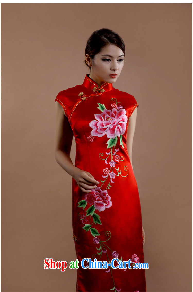 once and for all, embroidery Peony bridal dresses wedding dresses long, Retro toast. Thank you dress dresses spring New Red tailored 20 Day Shipping pictures, price, brand platters! Elections are good character, the national distribution, so why buy now enjoy more preferential! Health