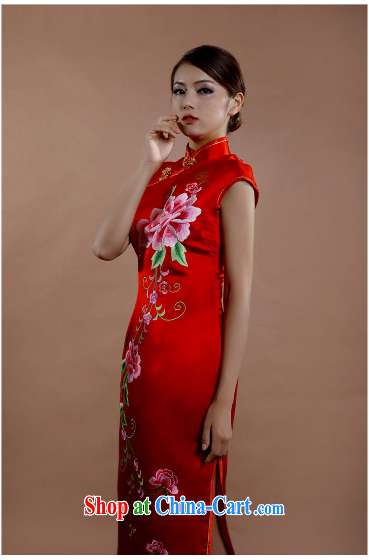 once and for all, embroidery Peony bridal dresses wedding dresses long, Retro toast. Thank you dress dresses spring New Red tailored 20 Day Shipping pictures, price, brand platters! Elections are good character, the national distribution, so why buy now enjoy more preferential! Health