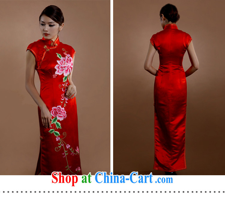 once and for all, embroidery Peony bridal dresses wedding dresses long, Retro toast. Thank you dress dresses spring New Red tailored 20 Day Shipping pictures, price, brand platters! Elections are good character, the national distribution, so why buy now enjoy more preferential! Health