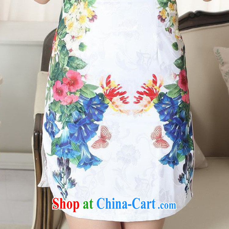 Carl Bildt, summer new Chinese qipao dress stylish jacquard cotton cultivating short cheongsam dress as figure 2 XL pictures, price, brand platters! Elections are good character, the national distribution, so why buy now enjoy more preferential! Health