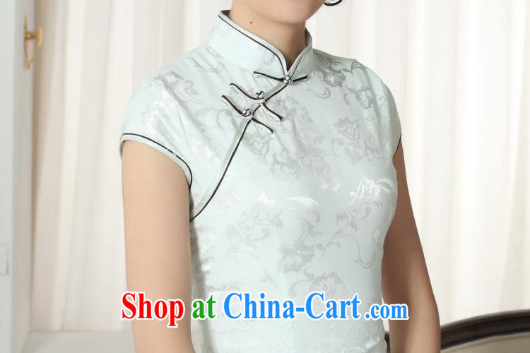 And Jing Ge, cheongsam Chinese dresses new summer elegance Chinese qipao Chinese graphics thin short cheongsam green 2 XL pictures, price, brand platters! Elections are good character, the national distribution, so why buy now enjoy more preferential! Health