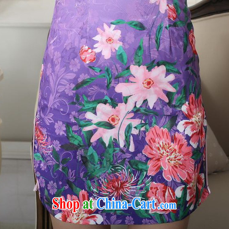 Carl Bildt, new Chinese qipao gown lady stylish jacquard cotton short-sleeved cultivating short cheongsam dress LGD/D #0274 figure 2 XL pictures, price, brand platters! Elections are good character, the national distribution, so why buy now enjoy more preferential! Health
