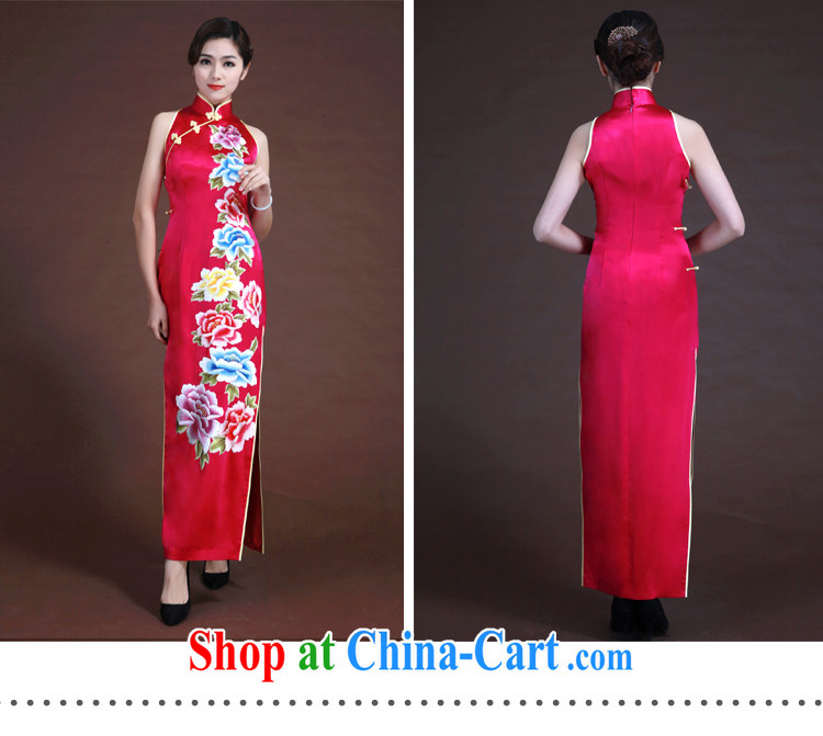 once and for all, heavy silk embroidery bridal dresses of red Peony cheongsam wedding dresses thanks toast Service Manual advanced custom dresses red tailored 20 Day Shipping pictures, price, brand platters! Elections are good character, the national distribution, so why buy now enjoy more preferential! Health