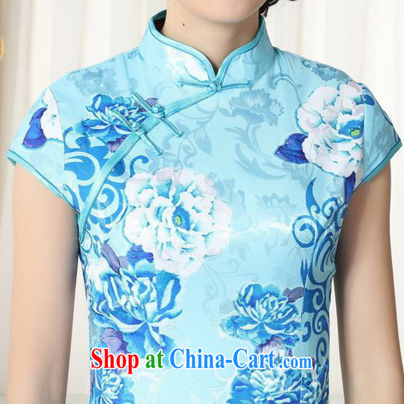 Carl Bildt, new Chinese qipao gown lady fashion, leading to a classic tray for cultivating short cheongsam dress LGD/D #0275 figure 2 XL, Bill Gates, and, shopping on the Internet