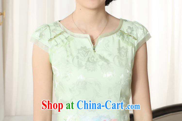 Jing contributed new summer elegance Chinese qipao improved graphics thin short cheongsam picture color 2 XL pictures, price, brand platters! Elections are good character, the national distribution, so why buy now enjoy more preferential! Health