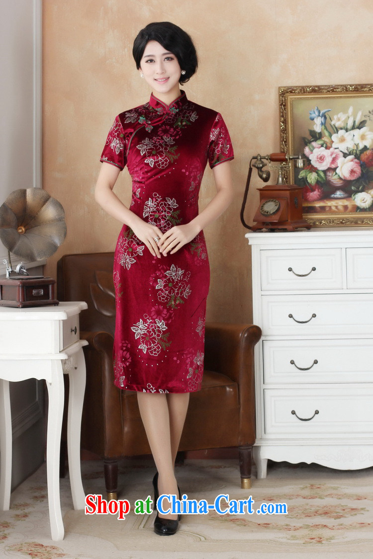 Dan smoke summer dresses new female Chinese Chinese improved, for the wool boom the cheongsam dress show - 13 2 XL pictures, price, brand platters! Elections are good character, the national distribution, so why buy now enjoy more preferential! Health