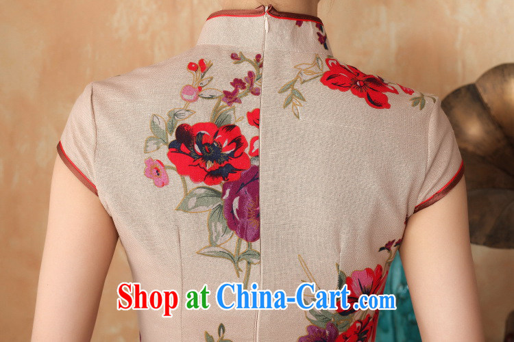 Dan smoke-free Chinese qipao summer new female Chinese improved hand-painted dresses show clothing short cotton the cheongsam as color 2XL pictures, price, brand platters! Elections are good character, the national distribution, so why buy now enjoy more preferential! Health